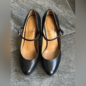 Coach Mary Jane Platform Pumps Black heels